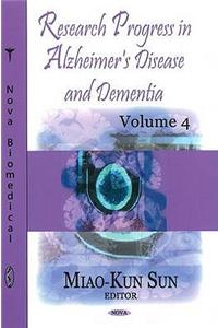 Research Progress in Alzheimer's Disease & Dementia