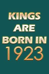 Kings Are Born In 1923 Notebook
