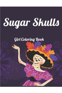Sugar Skull girl Coloring Book