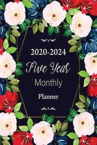 Five Year Monthly Planner 2020-2024
