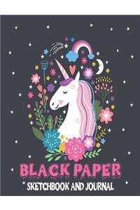 Black Paper Sketchbook and Journal