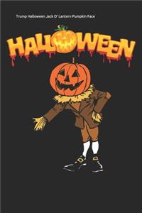 Trump Halloween Jack O' Lantern Pumpkin Face