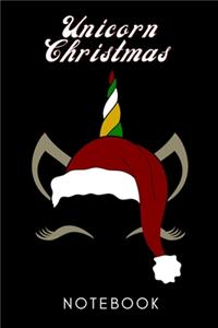 Unicorn Christmas Notebook