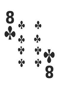 Eight Of Clubs Notebook