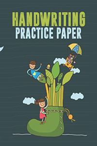 Handwriting Practice Paper Workbook. Kindergarten Workbook. Letter Tracing Practice. Beginner to Tracing ABC Letters A-Z. Alphabet Handwriting Practice Workbook for Kids.