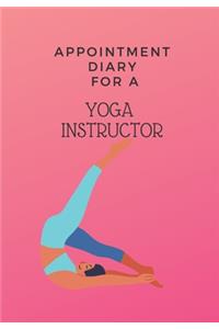 Appointment Diary for a Yoga Instructor