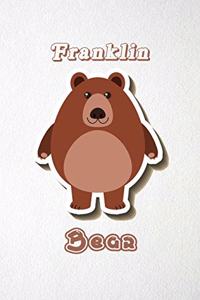 Franklin Bear A5 Lined Notebook 110 Pages
