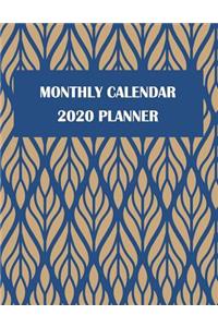 Monthly Calendar 2020 Planner