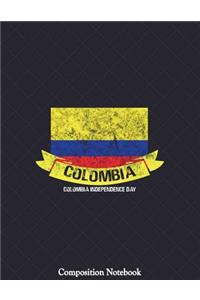 Colombia Colombia Independence Day Composition Notebook