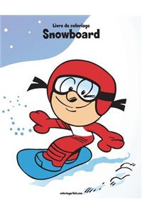Livre de coloriage Snowboard 1