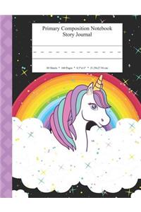Primary Composition Notebook Story Journal: Educational Writing and Drawing Handwriting Activity Workbook
