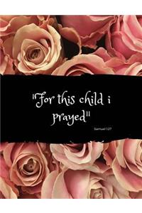 For This Child I Prayed, Samuel 1