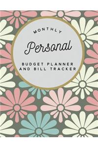 Monthly Personal Budget Planner and Bill Tracker