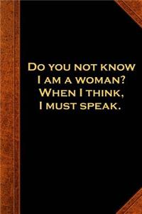 2019 Daily Planner Shakespeare Quote Woman Think Speak 384 Pages