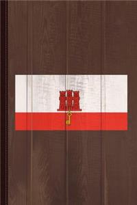 Gibraltar Flag Journal Notebook