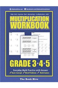 Multiplication Workbook Grade 3 4 5