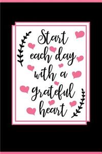 Start Each Day with a Grateful Heart