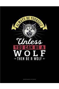 Always Be Yourself Unless You Can Be a Wolf Then Be a Wolf