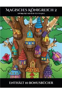 Detail-Malvorlagen für Erwachsene (Magisches Königreich 2)