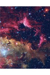 Pink and Black Galaxy Notebook