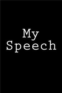 My Speech