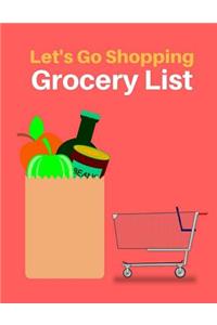 Let's Go Shopping Grocery List