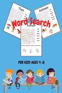 Word Search For Kids Ages 4-8