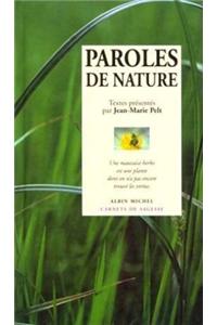 Paroles de Nature