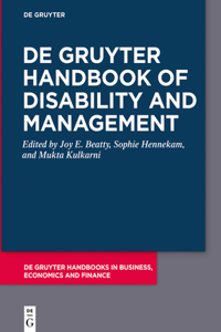 de Gruyter Handbook of Disability and Management