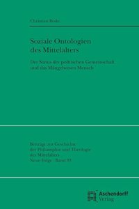 Soziale Ontologien Des Mittelalters