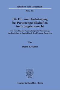 Die Ein- Und Ausbringung Bei Personengesellschaften Im Ertragsteuerrecht