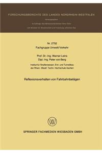Reflexionsverhalten Von Fahrbahnbelägen