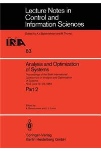 Analysis and Optimization of Systems