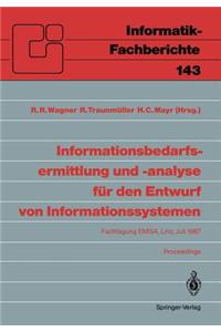 Informationsbedarfsermittlung Und -Analyse Für Den Entwurf Von Informationssystemen