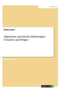 Allgemeine psychische Belastungen