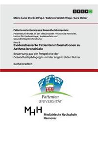 Evidenzbasierte Patienteninformationen zu Asthma bronchiale