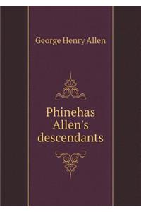 Phinehas Allen's descendants