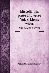 Miscellanies prose and verse