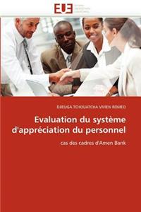 Evaluation Du Système d'Appréciation Du Personnel