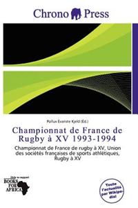 Championnat de France de Rugby XV 1993-1994