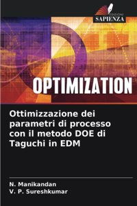 Ottimizzazione dei parametri di processo con il metodo DOE di Taguchi in EDM