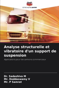 Analyse structurelle et vibratoire d'un support de suspension