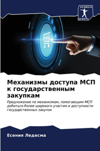 Механизмы доступа МСП к государственным