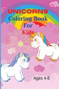 Unicorns Coloring Book For kids