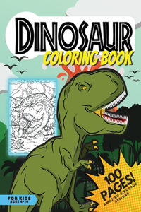 Dinosaur Coloring Book 100 Pages