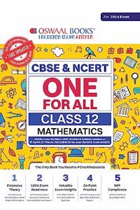 Oswaal One for All Class 12 Mathematics for CBSE Board Exam 2024