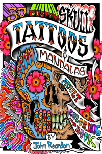 30 Custom Skull Tattoos and Mandalas
