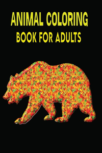 Animal Coloring Book For Adults