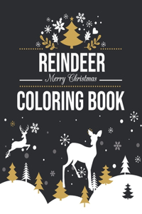 Reindeer Merry Christmas Coloring Book