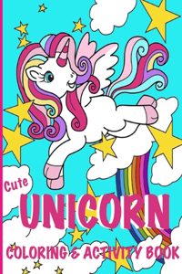 Cute Unicorn Coloring Book